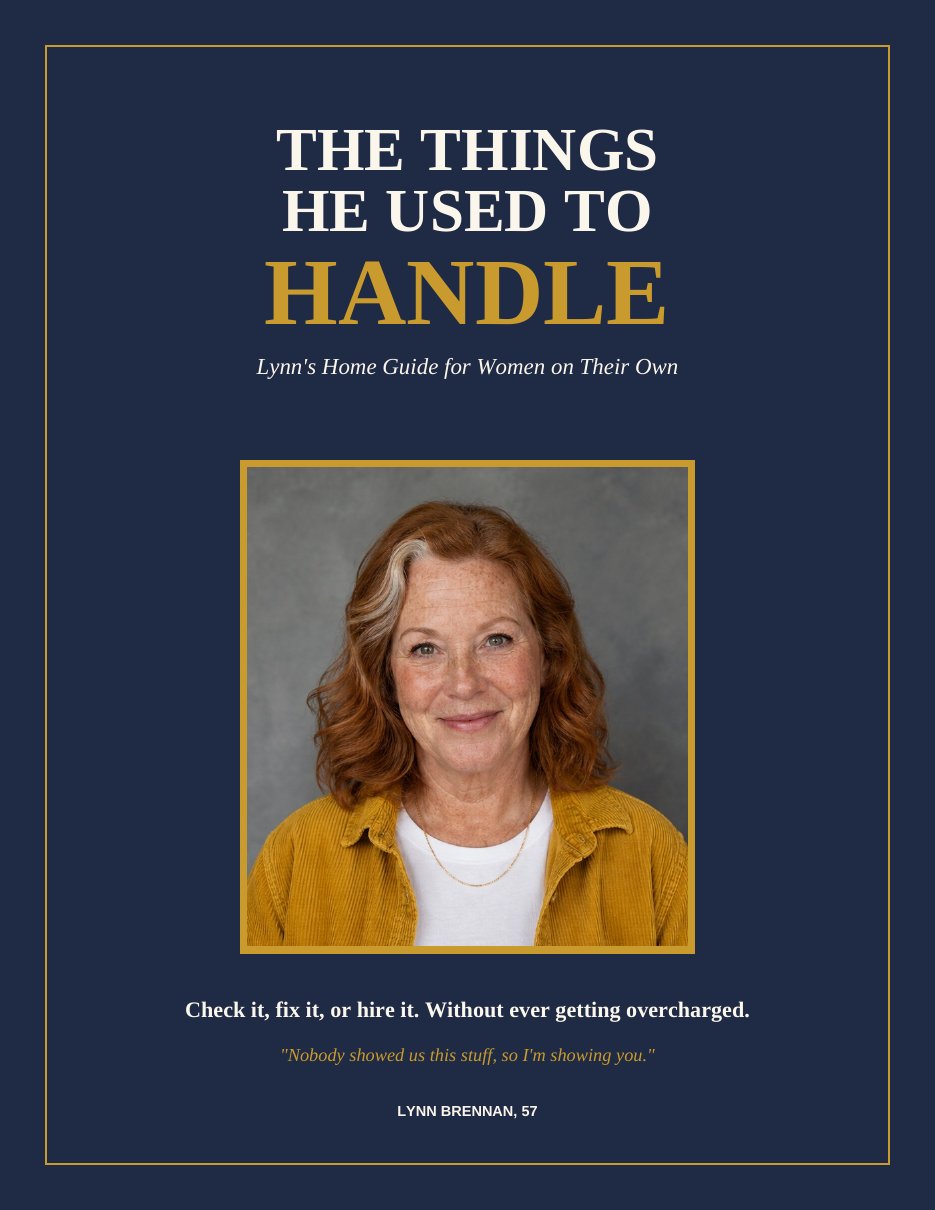 Cover of The Things He Used to Handle by Lynn Brennan